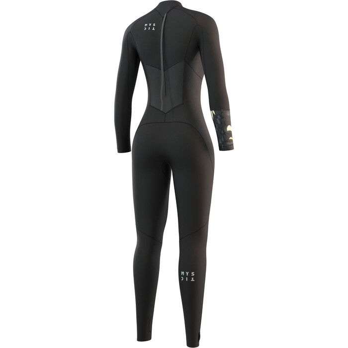 2024 Mystic Womens Dazzled 5/3mm Back Zip Wetsuit 35000220096 - Black